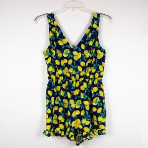 lemon print jumpsuit